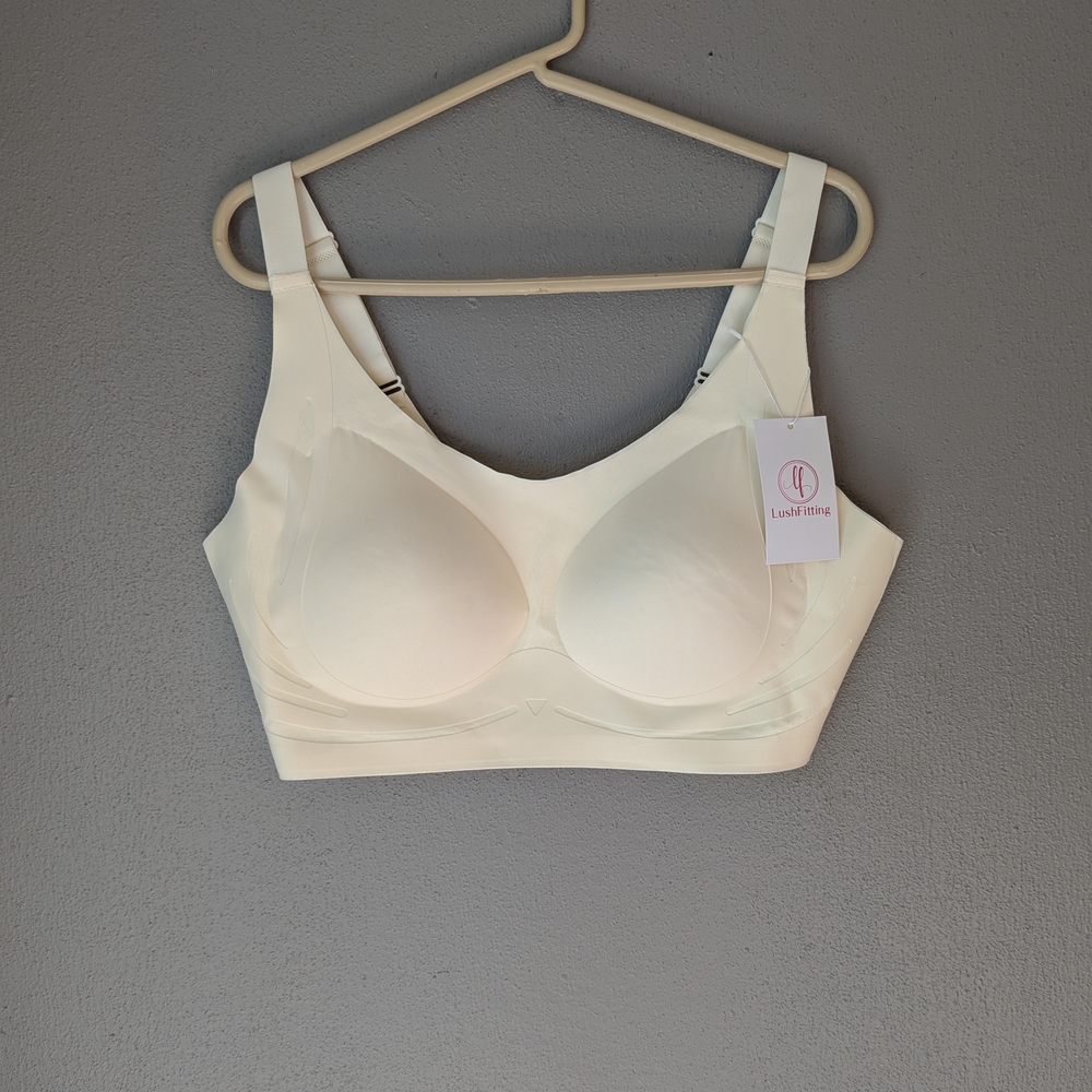 Cream  Women's Bra Wireless Supportive